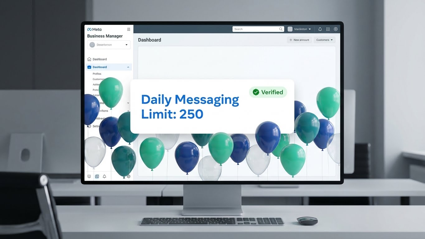 WhatsApp API 250 Limit Verified BM